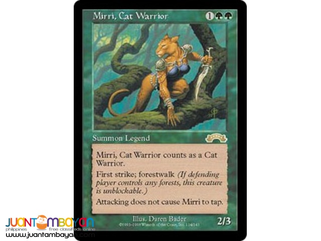Mirri, Cat Warrior (Magic the Gathering Trading Card Game) 