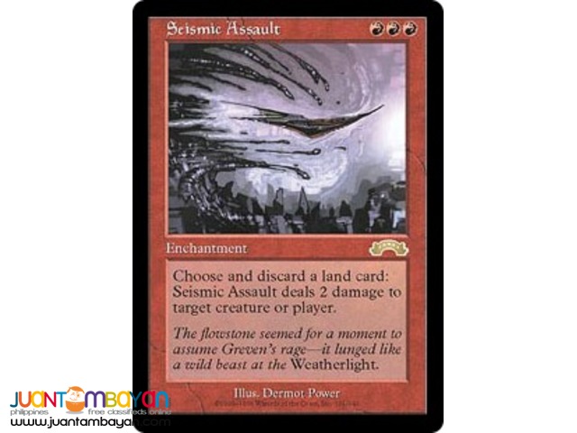 Seismic Assault (Magic the Gathering Trading Card Game) Seismic Assault (Magic the Gathering Trading Card Game)