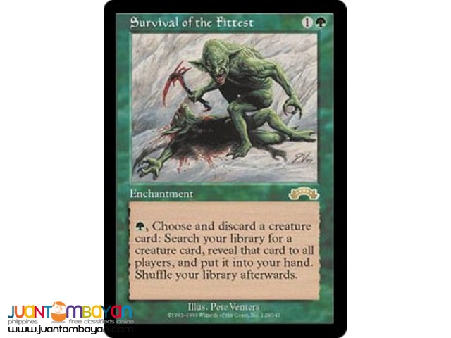 Survivor of the Fittest (Magic the Gathering Trading Card Game) 