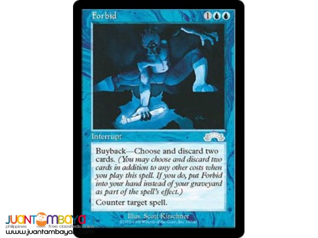 Forbid (Magic the Gathering Trading Card Game) 