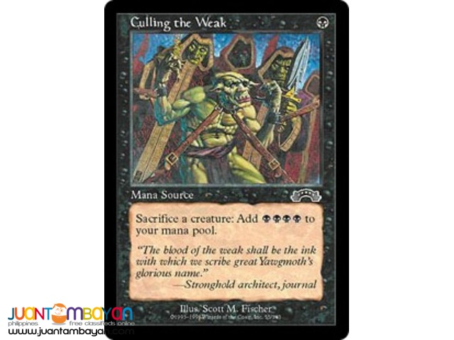 Culling the Weak (Magic the Gathering Trading Card Game) 