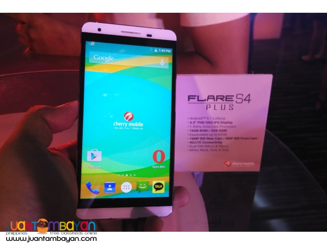 cherry mobile FLARE S4 PLUS BRAND NEW SEALED cherry mobile FLARE S4 PLUS BRAND NEW SEALED