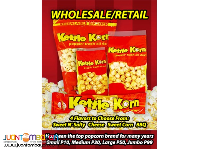 Kettle Korn - The Top Popcorn Brand