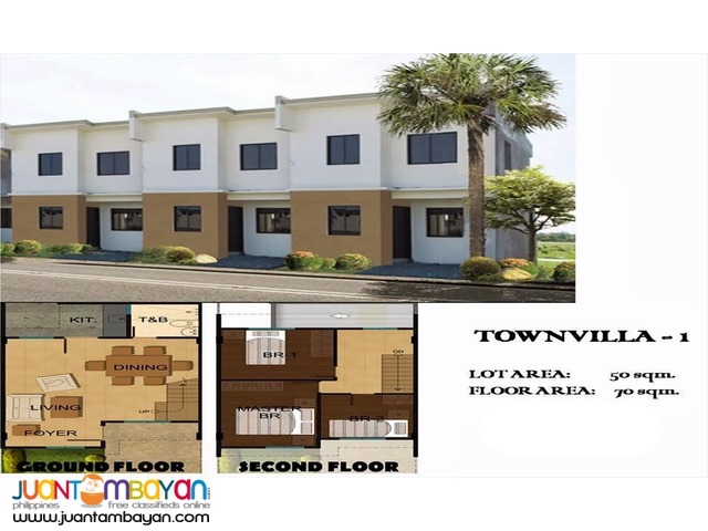 8k Monthly Townvilla 1 at Amaya Breeze Houses for Sale in Tanza Cavite