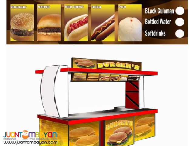  franchise business foodcart concept burger88,isaw king,rice square,