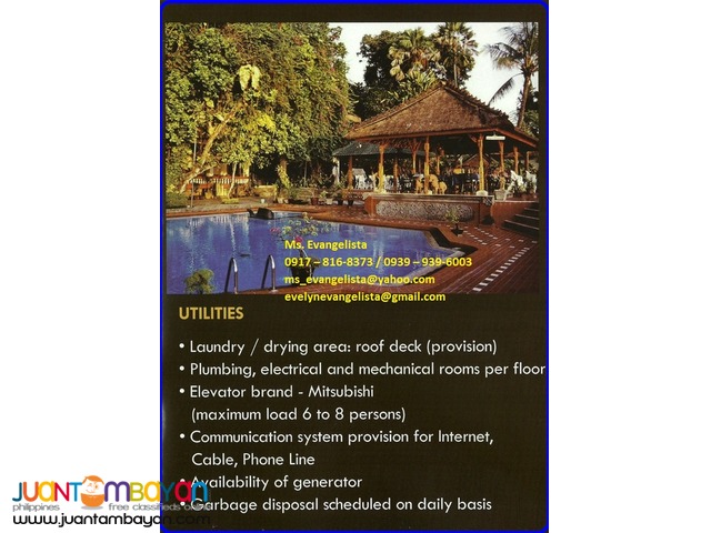 Condominium Bali Garden Residences Studio Type