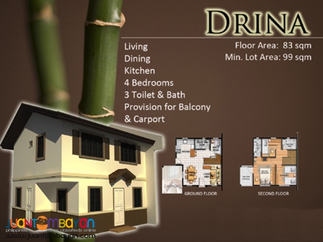 Drina Model Single Attached in Lessandra Bucandala Imus Cavite