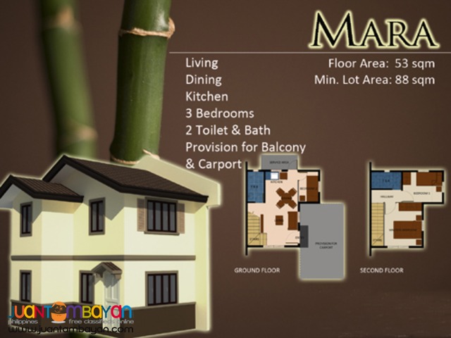 3BR Single Attached Mara Model in Lessandra Bucandala Imus Cavite