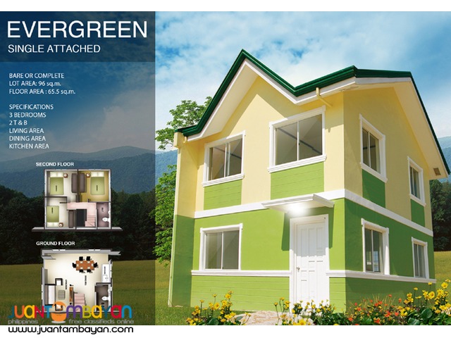 Alta Tierra in GMA Cavite, Carnation Model thru Pag-ibig Financing