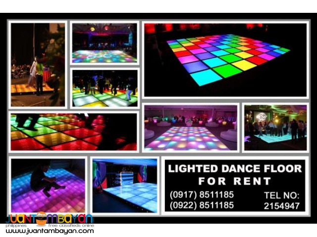 Lighted Dance Floor Rental Hire Manila Philippines Manila
