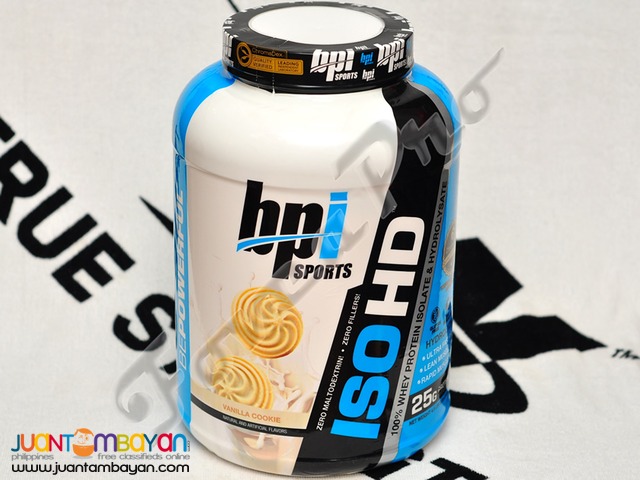 BPI Sports ISO-HD, 5 lbs., 70 servings Vanilla Cookie (Whey Isolate)