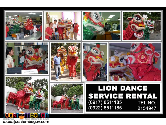 Lion Dance Service Rental Hire Manila Philippines
