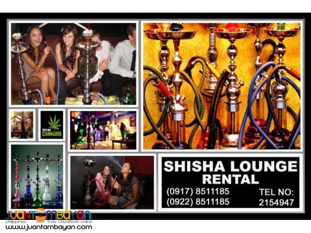 Shisha Lounge Rental Hire Manila Philippines