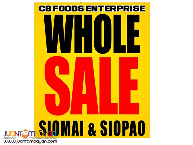 WholeSale Siomai Siopao