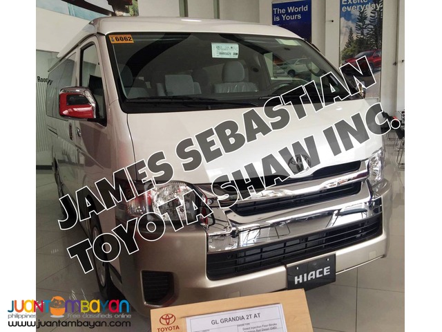 TOYOTA BIG SALE 199k DP - 2016 Toyota Hi-Ace GL Grandia Automatic 2T TOYOTA BIG SALE 199k DP - 2016 Toyota Hi-Ace GL Grandia Automatic 2T
