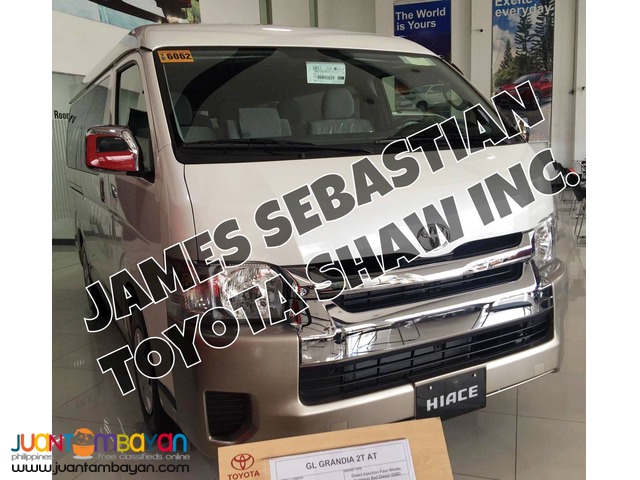 TOYOTA BIG SALE 199k DP - 2016 Toyota Hi-Ace GL Grandia Automatic 2T