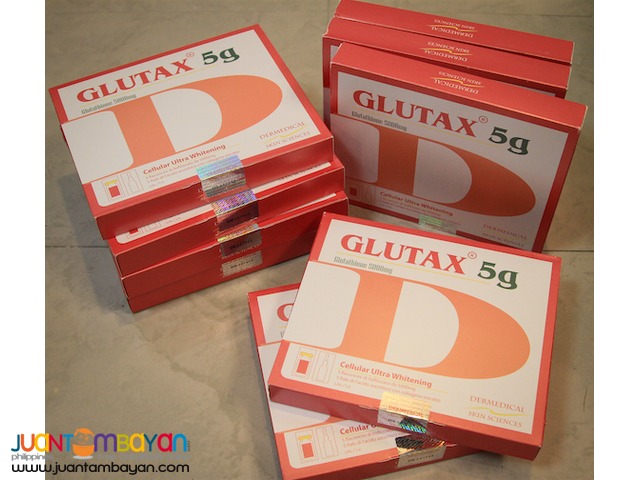 GLUTAX 5g Red 5000mg Injectable Glutathione plus Collagen