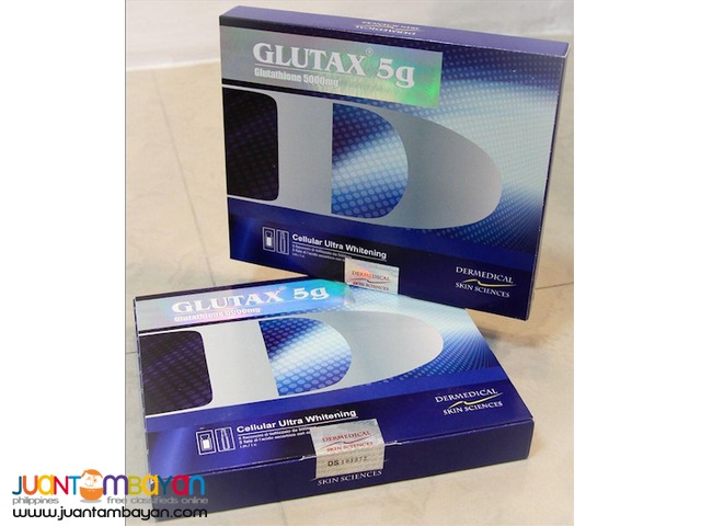 GLUTAX 5g Blue 5000mg Injectable Glutathione plus Collagen