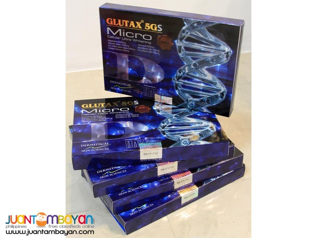 Glutax 5gs Micro 5000mg Injectable Glutathione with Collagen
