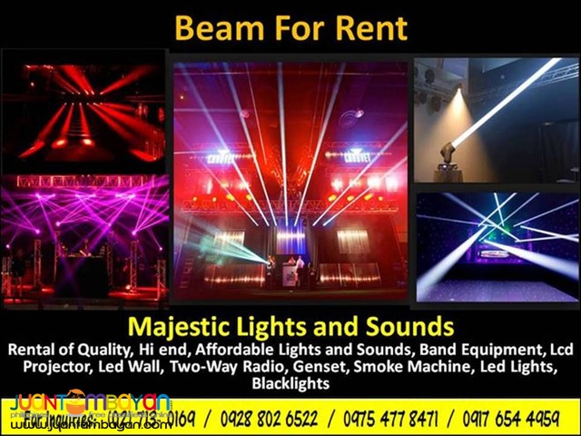 Beam Lights for Rent Beam Lights for Rent