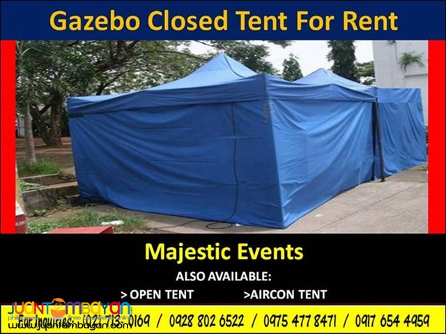 Gazebo Closed Tent for Rent Gazebo Closed Tent for Rent