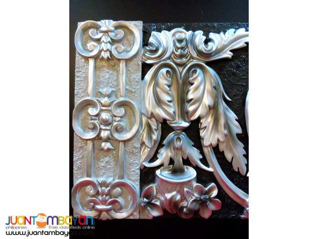  Wall Decor Art Embossed 3D frame European 