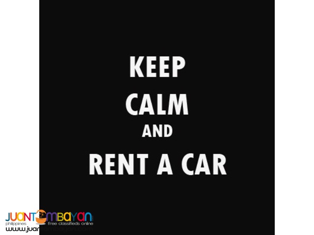 Rent a car manila! Cheap rental for vehicles! Very affordable!