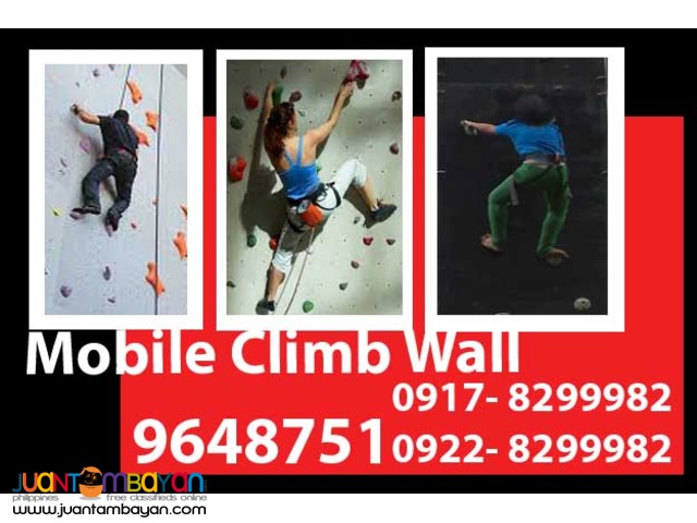 Mobile Climb Wall Rental Hire Manila Philippines