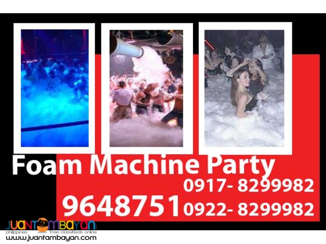 Foam Machine Party Rental Hire Manila Philippines