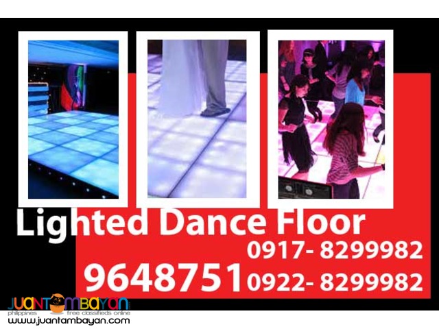 Lighted Dance Floor Rental Hire Manila Philippines