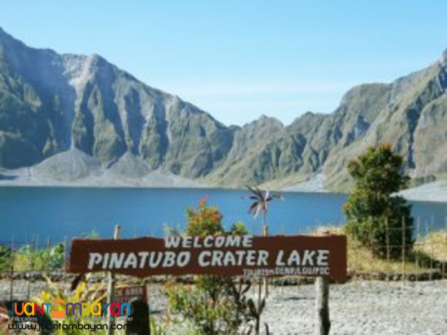 Mt Pinatubo Tour, offers a majestic vista of the crater-lake