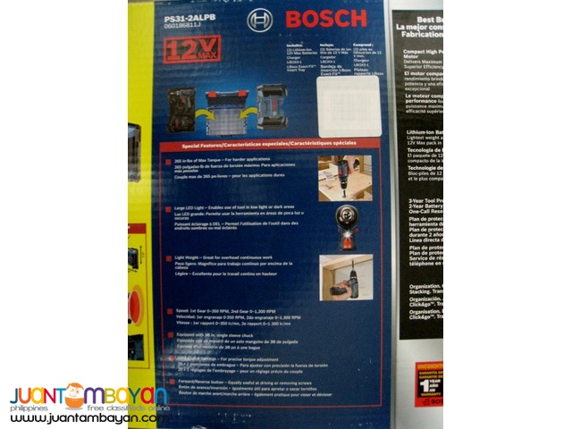 Bosch PS31-2ALPB 12-Volt Drill/Driver w/ Radio