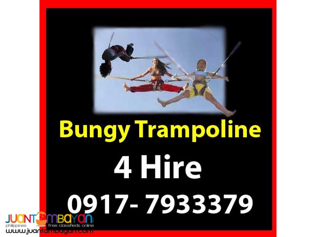 Bungee Trampoline Rental Hire Manila Philippines