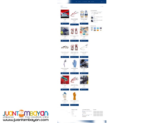 CMS web site, with online shop.. 