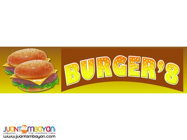 hamburger, kwek kwek, buko shake, french fries, lugaw