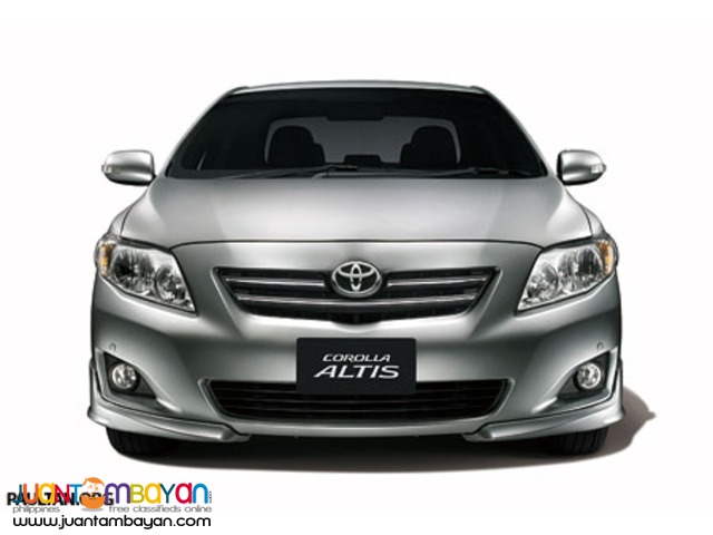 rent a car toyota altis