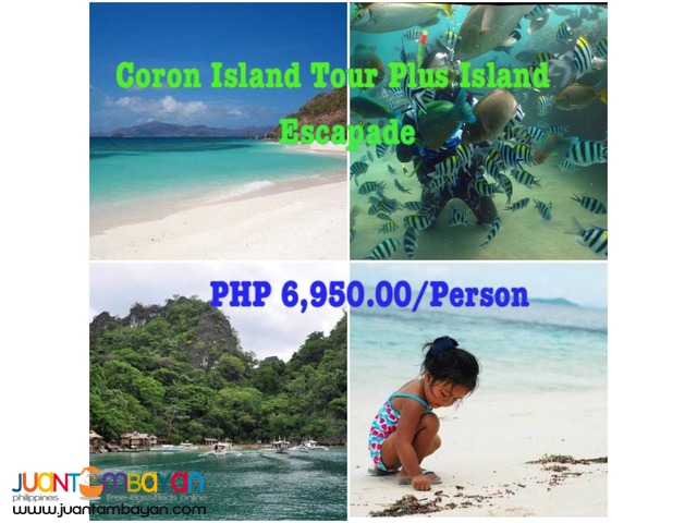 CORON ISLAND TOUR PLUS ISLAND ESCAPADE CORON ISLAND TOUR PLUS ISLAND ESCAPADE
