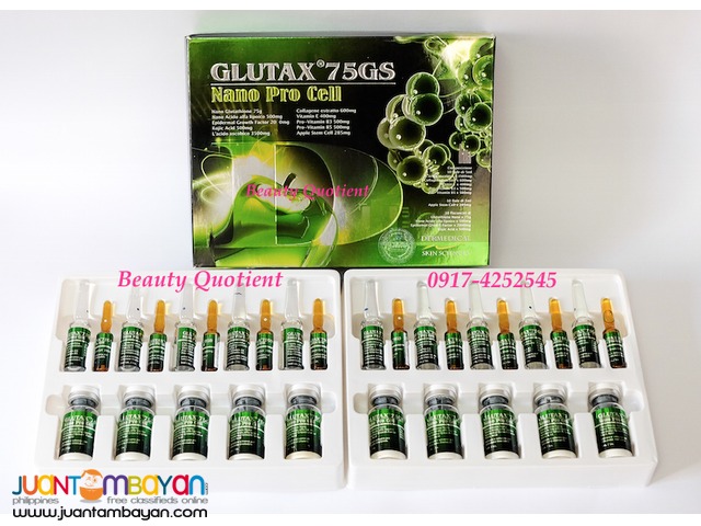 Glutax 75GS Nano Pro Cell Injectable Glutathione IV 