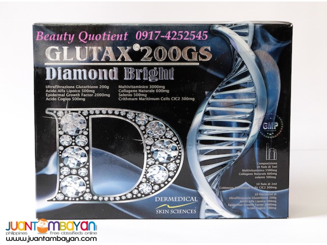GLUTAX 200GS Diamond Bright Injectable Glutathione IV Drip