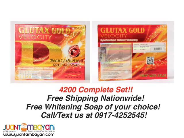 Glutax Gold Velocity 300GS Glutathione IV DRIP