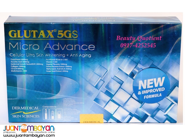 GLUTAX 5GS MICRO ADVANCE Injectable Glutathione IV