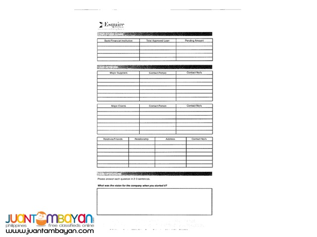Esquire Financing Business Loan