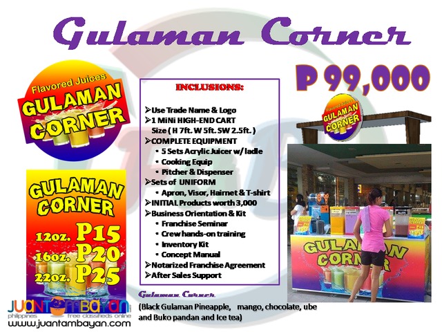 Gulaman Corner 09175323708