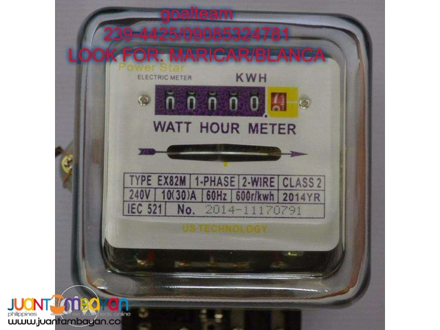 Electric Meter Analog 30Amp Electric Meter Analog 30Amp