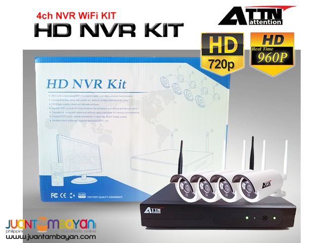 CCTV Wireless 4channel NVR KIT