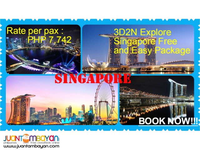 3D2N Explore Singapore Free and Easy Package 3D2N Explore Singapore Free and Easy Package