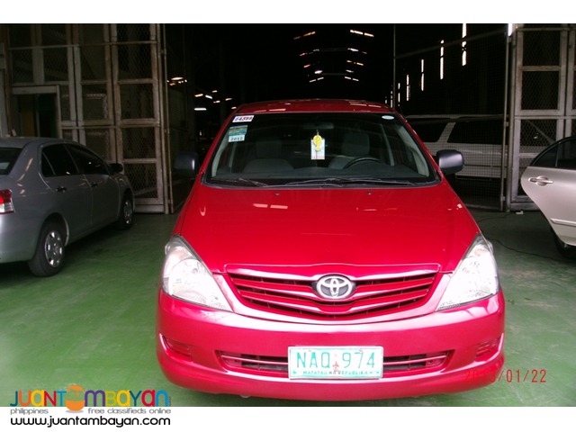 rent a car > toyota innova