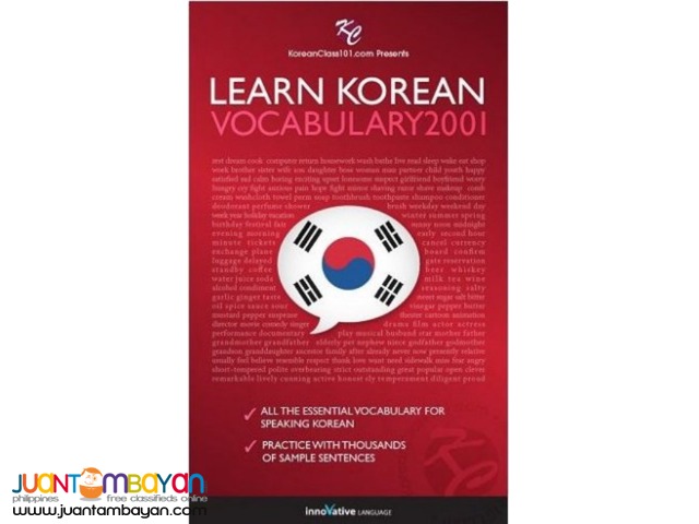 Learn Korean: Vocabulary 2001 Learn Korean: Vocabulary 2001