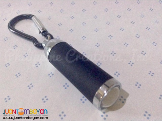 Mini LED Flashlight with Carabiner Keychain
