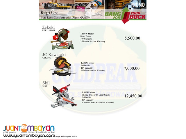 Makita LS1040 Compound Miter Saw - Aluminum Cutter